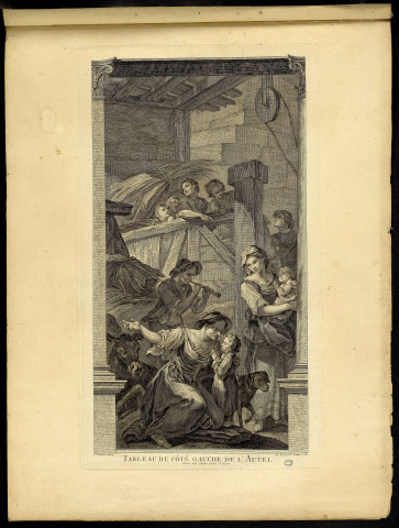 [Joueur de flûte, femmes avec enfant] [image fixe] / C. Natoire pinx ; St Fessard Sculp.1752 , à Paris chez l'Auteur Cloitre st Benoit, 1752