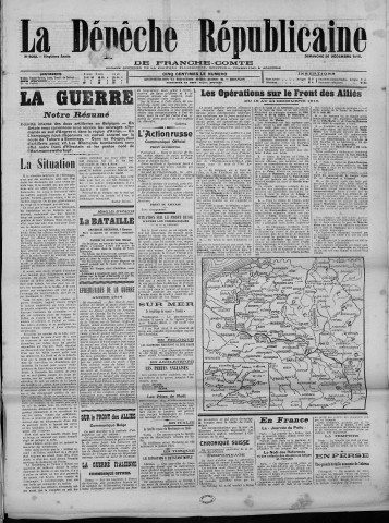 26/12/1915 - La Dépêche républicaine de Franche-Comté [Texte imprimé]