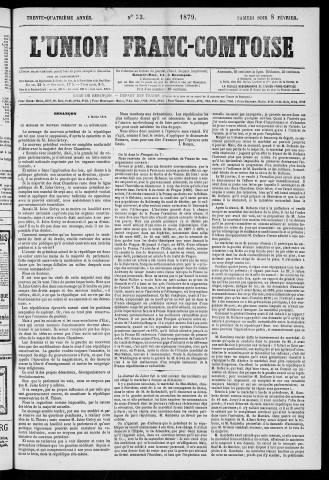 08/02/1879 - L'Union franc-comtoise [Texte imprimé]