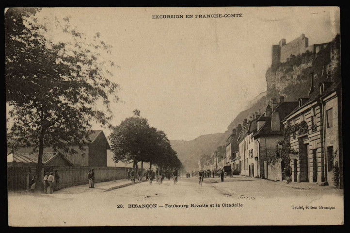 Besançon-Les-Bains - Faubourg Rivotte et Porte Taillée [image fixe] , Mulhouse-Dornach : Braun & Cie, Imp.-Edit., 1930-1943
