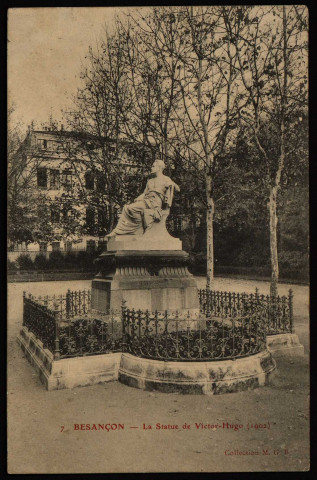 Besançon - La Statue de Victor Hugo (1902) [image fixe] , Dijon : B & D, 1904-1905