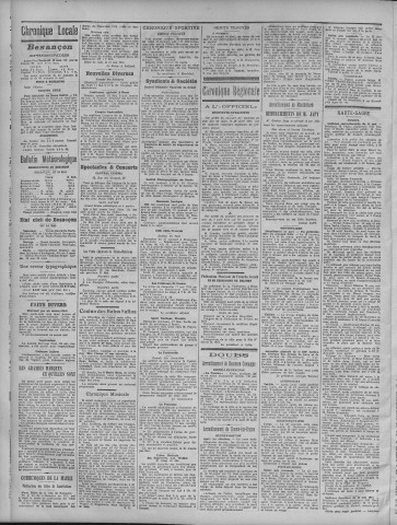 15/05/1914 - La Dépêche républicaine de Franche-Comté [Texte imprimé]