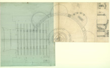 Plan pour le tombeau d'Agamemnon (?). Projet de décor de théâtre / Pierre-Adrien Pâris , [S.l.] : [P.-A. Pâris], [1700-1800]