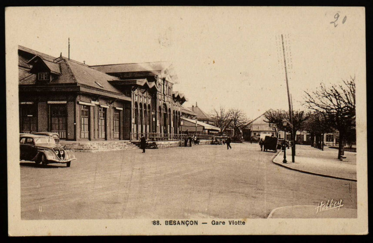 Besançon - Besançon-les-Bains - Gare Viotte. [image fixe] , Besançon : Etablissements C. Lardier - Besançon, 1904/1930