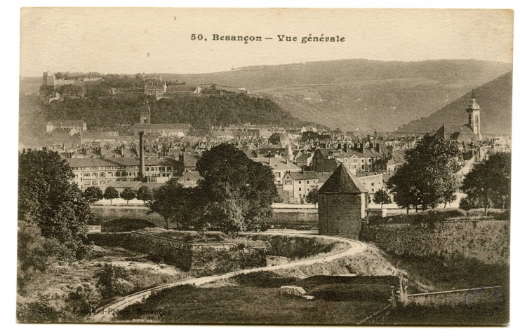 Besancon - Vue générale [image fixe] , Besancon : Gaillard Prêtre, 1912