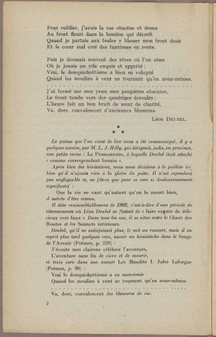 06/1947 - Bulletin / Société des amis de Léon Deubel