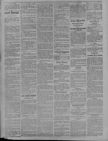 01/08/1922 - La Dépêche républicaine de Franche-Comté [Texte imprimé]