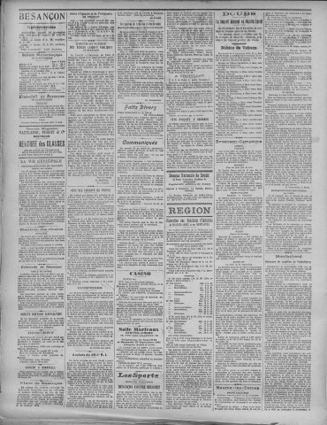 24/09/1921 - La Dépêche républicaine de Franche-Comté [Texte imprimé]