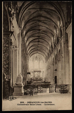 Besançon. - Cathédrale Saint-Jean - Intérieur [image fixe] , Besançon : "Etablissements C. Lardier - Besançon, 1904/1930