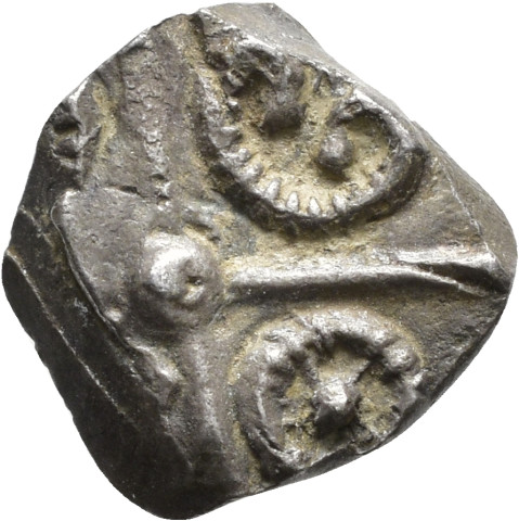 A.X12GOU.2 - pièce de monnaie ; denier