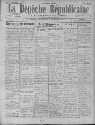 14/03/1930 - La Dépêche républicaine de Franche-Comté [Texte imprimé]