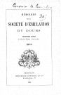 01/01/1900 - Mémoires de la Société d'émulation du Doubs [Texte imprimé]