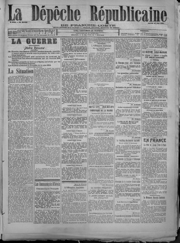 21/05/1917 - La Dépêche républicaine de Franche-Comté [Texte imprimé]