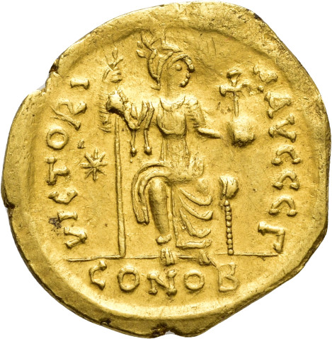 899.1.M15 - pièce de monnaie ; solidus