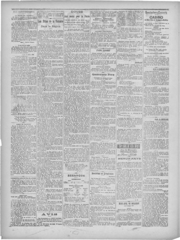 18/07/1919 - Le petit comtois [Texte imprimé] : journal républicain démocratique quotidien