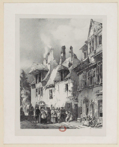 [Vue d'une rue des faubourgs de Besançon] [image fixe] , 1800/1899