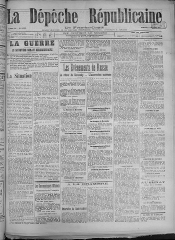 14/11/1917 - La Dépêche républicaine de Franche-Comté [Texte imprimé]