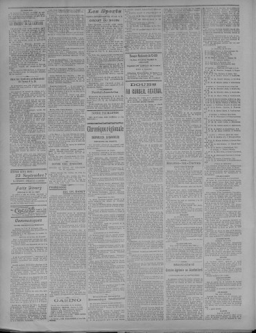 22/09/1922 - La Dépêche républicaine de Franche-Comté [Texte imprimé]