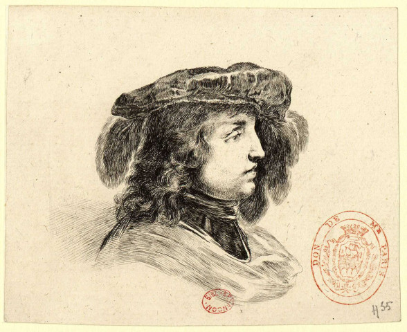 Portrait de jeune homme de profil [Image fixe] , 1747/1825
