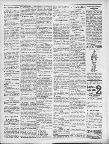 11/05/1924 - La Dépêche républicaine de Franche-Comté [Texte imprimé]