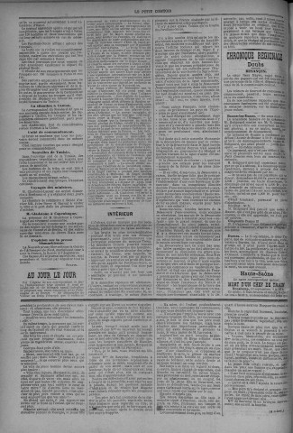 19/09/1883 - Le petit comtois [Texte imprimé] : journal républicain démocratique quotidien