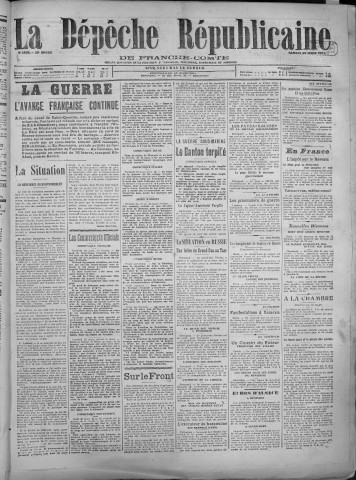24/03/1917 - La Dépêche républicaine de Franche-Comté [Texte imprimé]