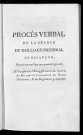 Procès-verbal de la séance du bailliage présidial de Besançon, du 3 mars 1789, à l'occasion de l'enregistrement des lettres du roi pour la convocation des Etats-Généraux, et des règlemens y annexés