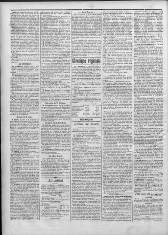 13/01/1899 - La Franche-Comté : journal politique de la région de l'Est