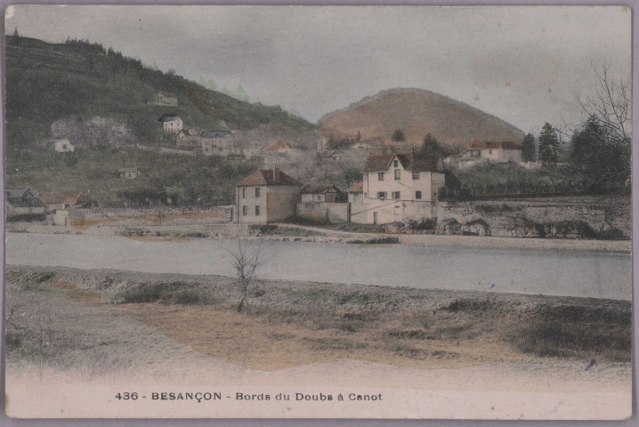 Besançon - Bords du Doubs à Canot [image fixe] , 1904/1905