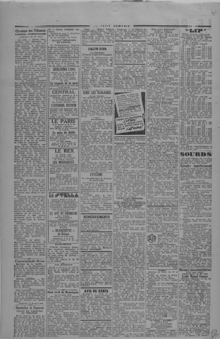 22/04/1944 - Le petit comtois [Texte imprimé] : journal républicain démocratique quotidien