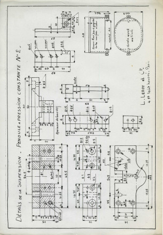 70MDT1 - Cours du Technicum du Locle, documents techniques et supports de cours : documents portant sur les pendules astronomiques et de précision, les montres antimagnétiques, le bronze au glucynium, les compteurs à seconde de l'entreprise Favag , l'appareil de contrôle d'étanchéité des boites de montres « Protex », dessins techniques et photographies, projets de cours d'horlogerie, textes techniques tapuscrits et tirés à part .
