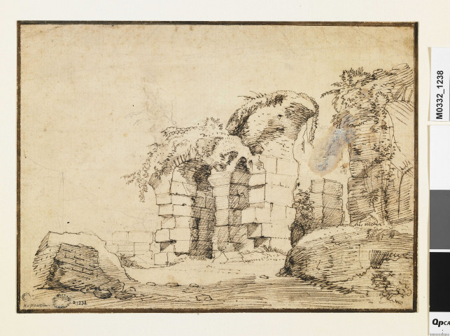 Ruine dans un paysage