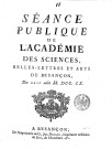 1760 - Séance publique