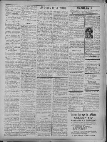 20/05/1925 - La Dépêche républicaine de Franche-Comté [Texte imprimé]