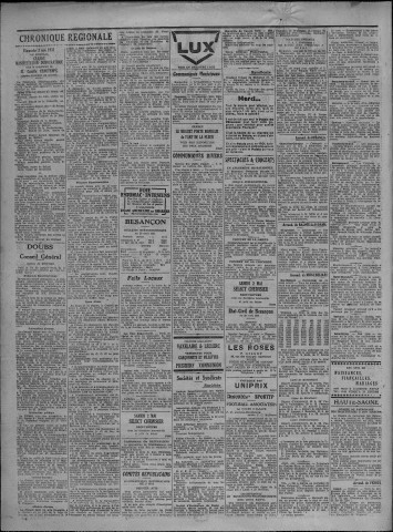 30/04/1931 - Le petit comtois [Texte imprimé] : journal républicain démocratique quotidien
