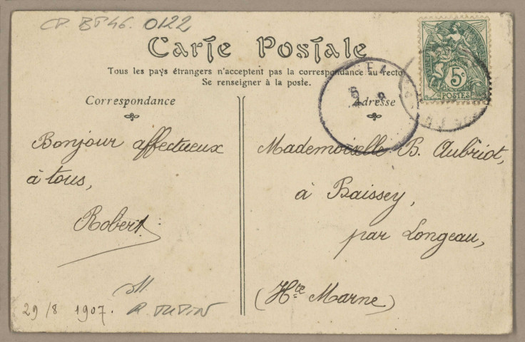 Arrivée de Mr BRIAND, Ministre de l'Instruction Publique à la Gare de Besançon le 3 Août 1907. [image fixe] , 1904/1907