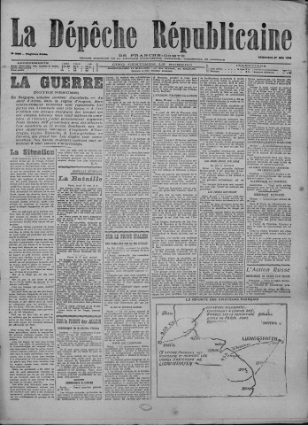 28/05/1915 - La Dépêche républicaine de Franche-Comté [Texte imprimé]