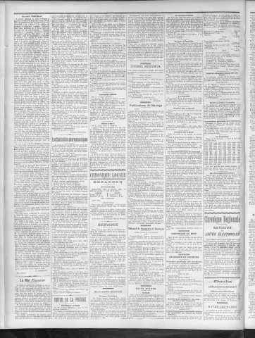 14/01/1907 - La Dépêche républicaine de Franche-Comté [Texte imprimé]