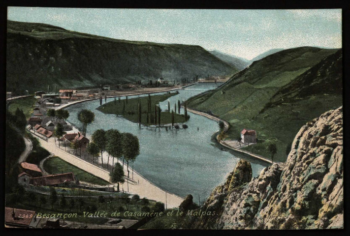 Besançon - Vallée de Casamène et le Malpas. [image fixe] , Paris : LV &amp; Cie, 1900/1920
