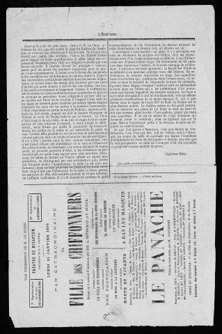 L'Entr'acte [Entracte] : journal de théâtre, littérature, beaux-arts : 1876, n° 10