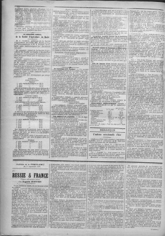 13/09/1891 - La Franche-Comté : journal politique de la région de l'Est