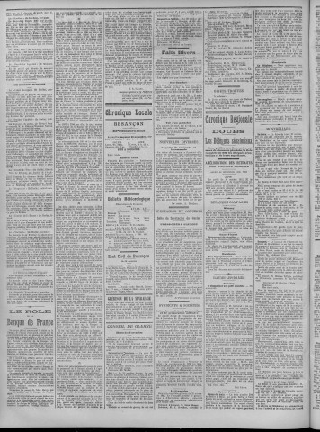 29/11/1911 - La Dépêche républicaine de Franche-Comté [Texte imprimé]