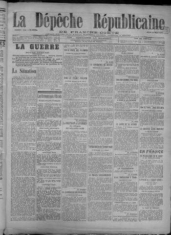 30/08/1917 - La Dépêche républicaine de Franche-Comté [Texte imprimé]