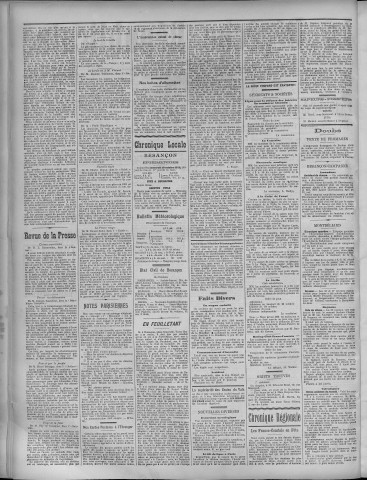 19/10/1910 - La Dépêche républicaine de Franche-Comté [Texte imprimé]