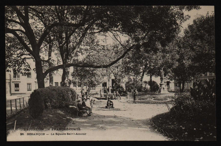 Besançon - Besançon - Le Square Saint Amour. [image fixe] , Besançon : Teulet, édit. Besançon, 1903/1908