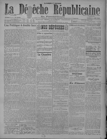 02/06/1923 - La Dépêche républicaine de Franche-Comté [Texte imprimé]