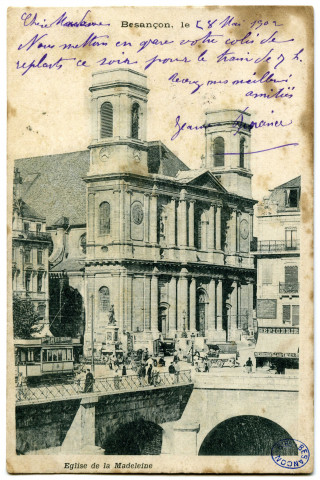 Besançon. - La Madeleine et Pont Battant [image fixe] , 1897/1903