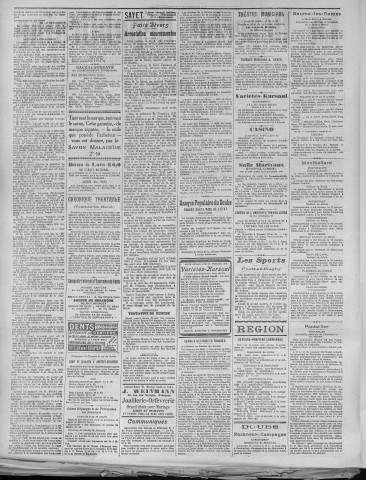 20/10/1921 - La Dépêche républicaine de Franche-Comté [Texte imprimé]