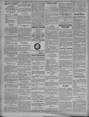 30/06/1927 - La Dépêche républicaine de Franche-Comté [Texte imprimé]