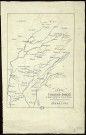 Carte de la Franche-Comté, du Bugey, de la Bresse et lieux voisins pour l'intelligence de l'invasion des Sarrazins. [Document cartographique] , 1875/1899